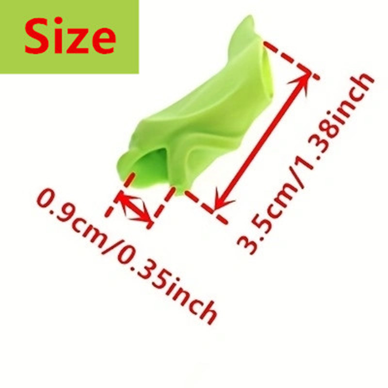 20 impugnature per matita in silicone a forma di delfino, anelli per penna antiscivolo stile pesce per studenti, bambini, scrittura a mano, correzione della postura