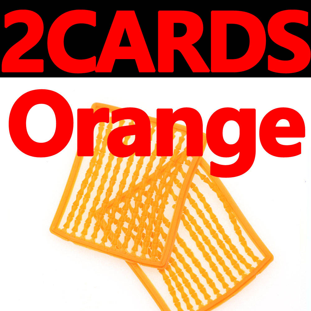 Boilies-tope de cebo para pesca de carpa, aparejo de extremo, soporte de anclaje, tope de mancuerna, 2 tarjetas/200 Uds.: 2 orange soft