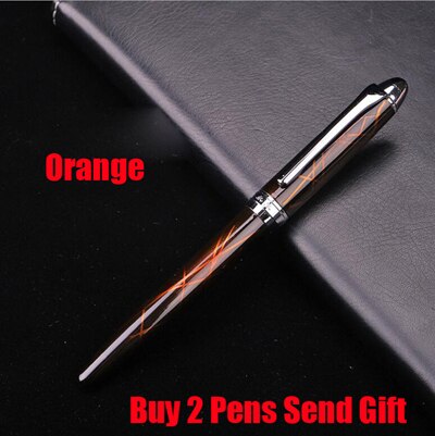Business Writing Ink Fountain Pen Office Executive Fast Writing Pen 741 Buy 2 Pens Send: Orange