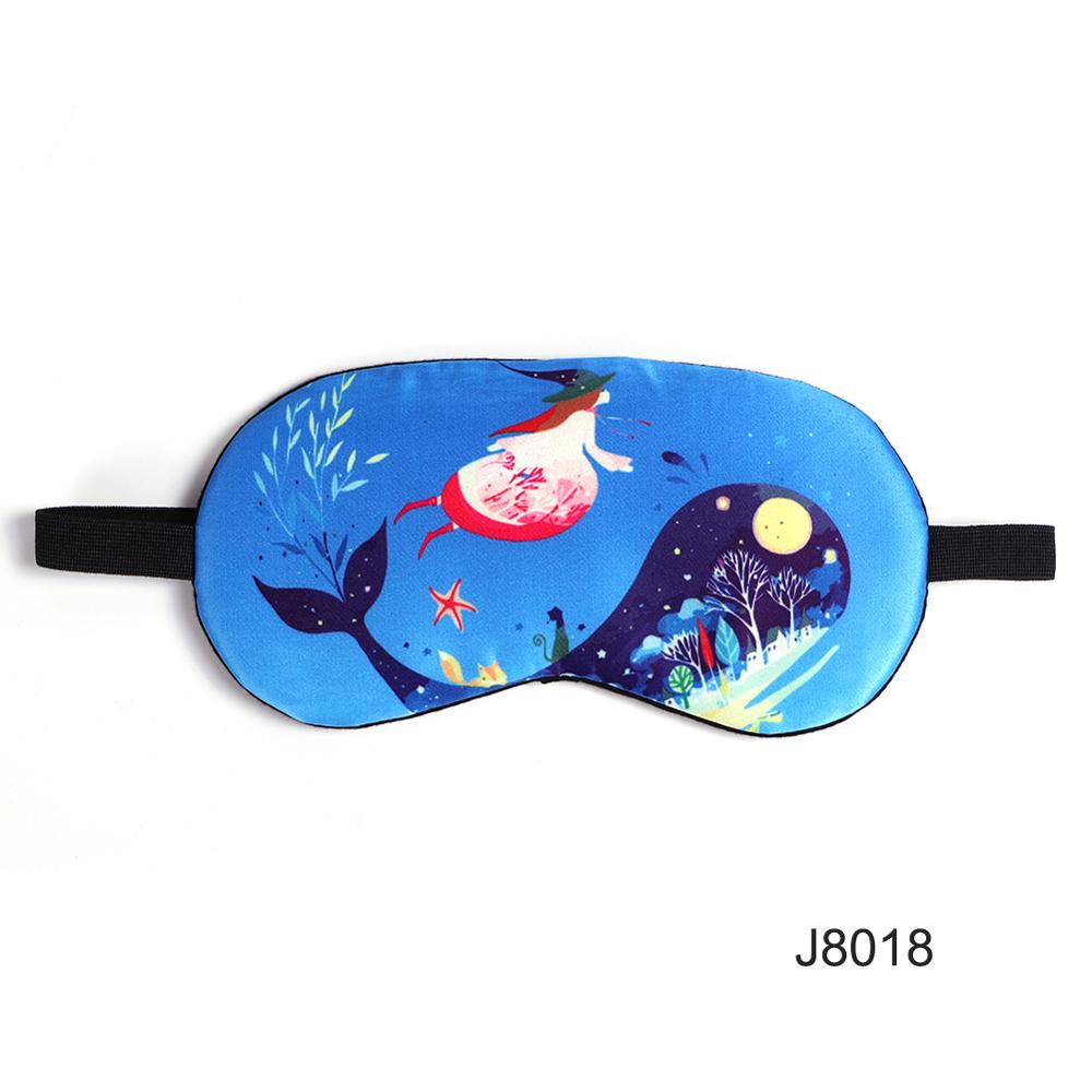 Cartoon Cute Cotton Sleep Eye Mask Eye Cover Sleeping Mask Protective Funny Eyepatch Relax Eye Band Sleeping Aid Kids Blindfold