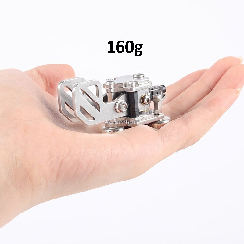 Roestvrij Staal Draagbare Hf Kortegolf Automatische Cw Morse Code Met Magnetische Amateur Radio Hand Sleutel Morse Cw Telegraph