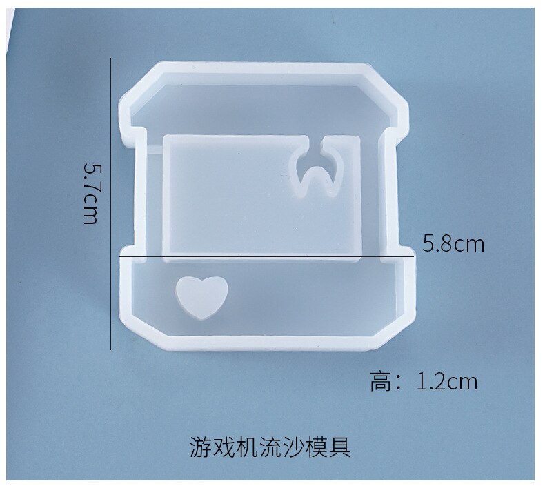 DIY Crystal Epoxy Quicksand Resin Mold Pendant Jewelry Game Machine Milk Box Silicone Mold For Resin: 04