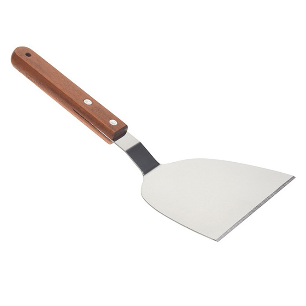 Stor grillspade hamburger turner burger flipper bbq rustfritt stål matlaging biff turner kjøkkenutstyr