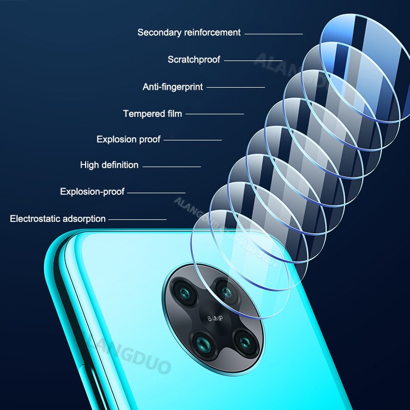 3PCS Für xiaomi mi Poco X3 NFC M3 F2 Pro 10T Pro 10t lite 10lite Kamera screen Protector Glas Für mi 10T Pro kamera objektiv glas