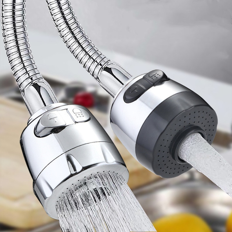 Boquilla de filtro de agua de grifo ajustable, difusor de aireador de grifo flexible 360, adaptador universal de ahorro, accesorios de cocina
