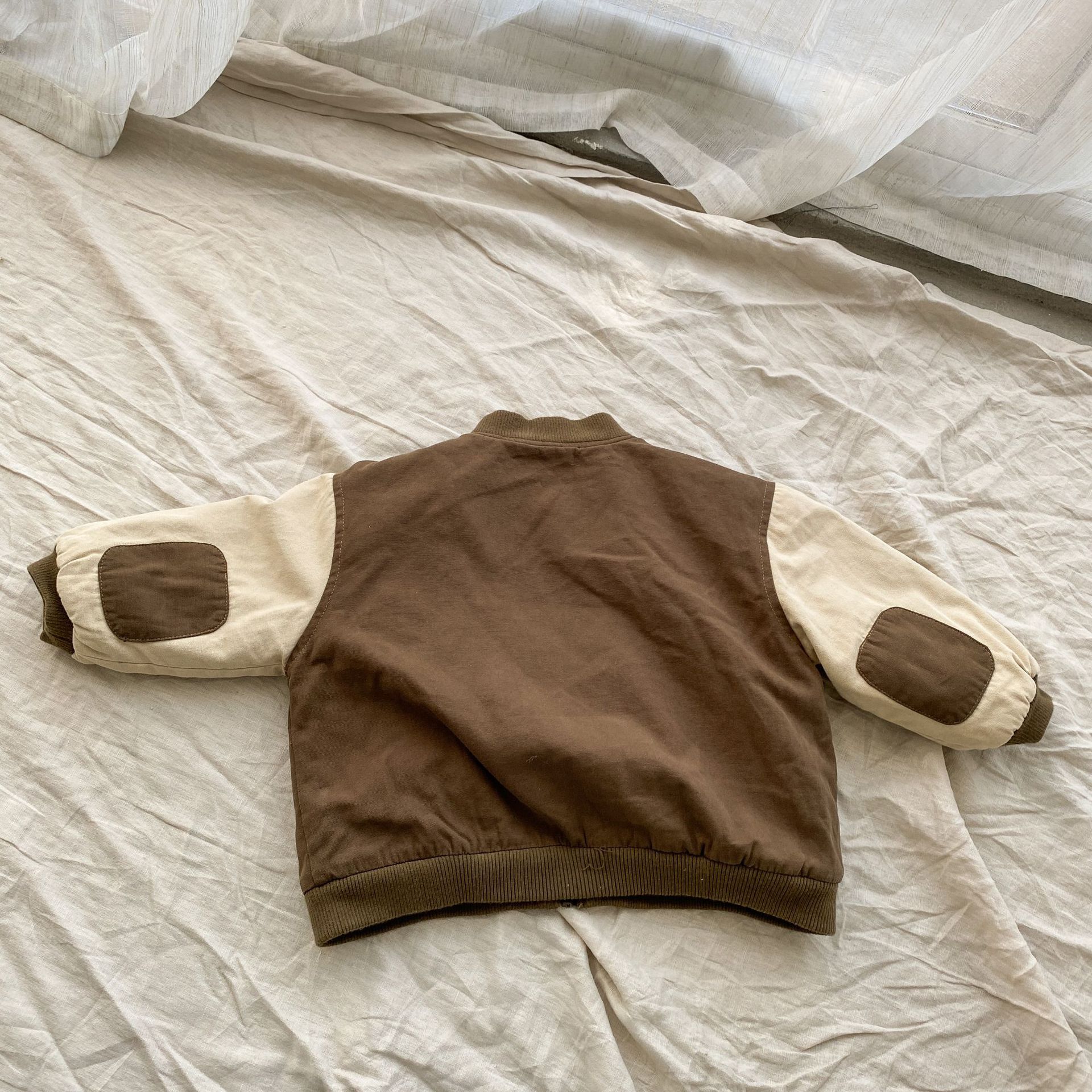 Bovenkleding Jas Jas O-hals Kraag Rits Solid Regelmatige Katoen Mode Eenvoudige Leuke Comfortabele Warme Winter Herfst Unisex: Black / 4T