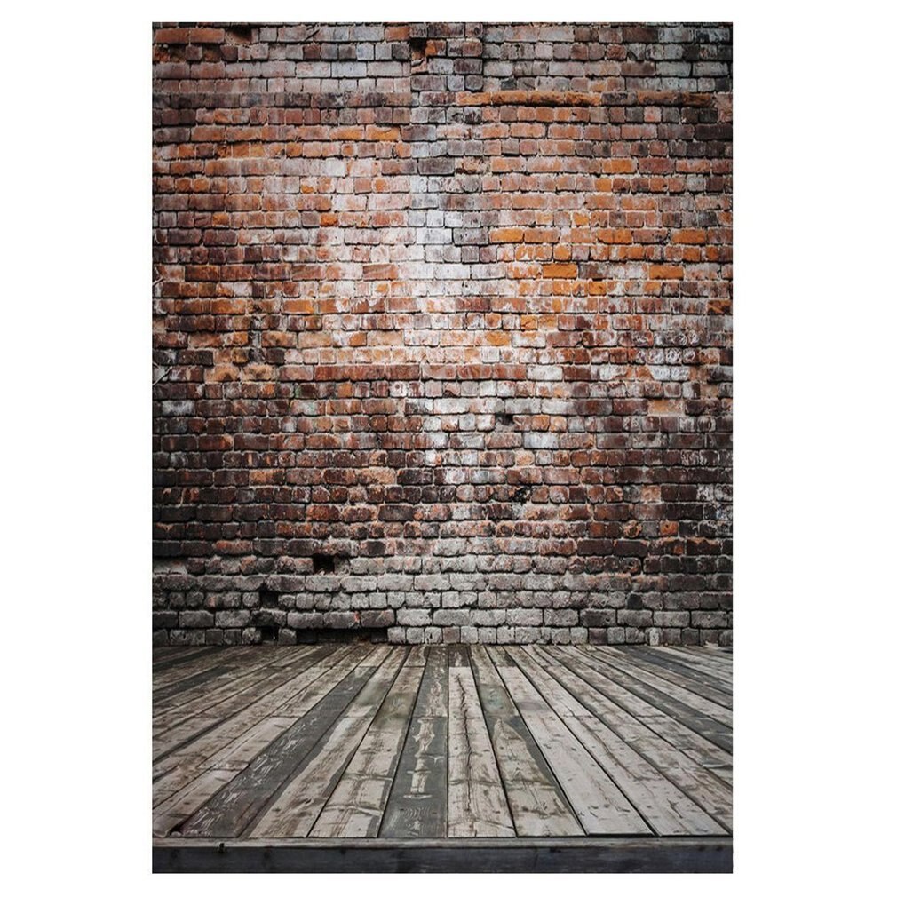 1.5*2.1M Photography Studio Vintage Brick Wall Backdrop Seamless Surface Without Reflective Foldable Photo Background Cloth