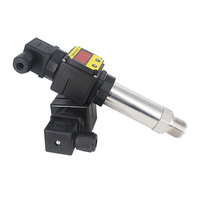 Pressure transmitter with LED Display 12-36V 4-20mA 0.5% 0-600bar optional stainless steel pressure transducer sensor
