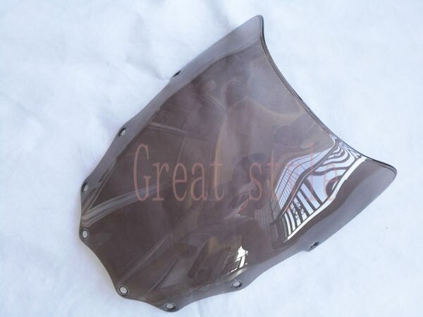 pour Kawasaki Ninja 500R EX500 GPZ500 1987 ABS vélo moto/moto pare-brise/pare-brise noir: Smoke