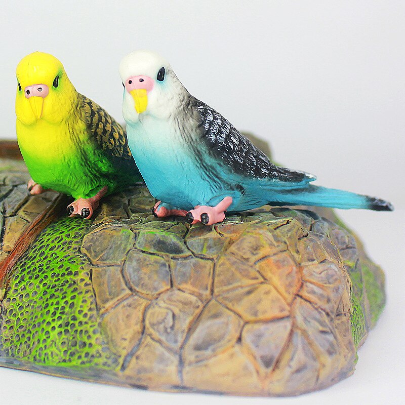 Leuke Simulatie Papegaai Beeldjes Miniaturen Mooie Vogels Fairy Tuin Huis Tuin Gazon Hars Ambachten Decoraties