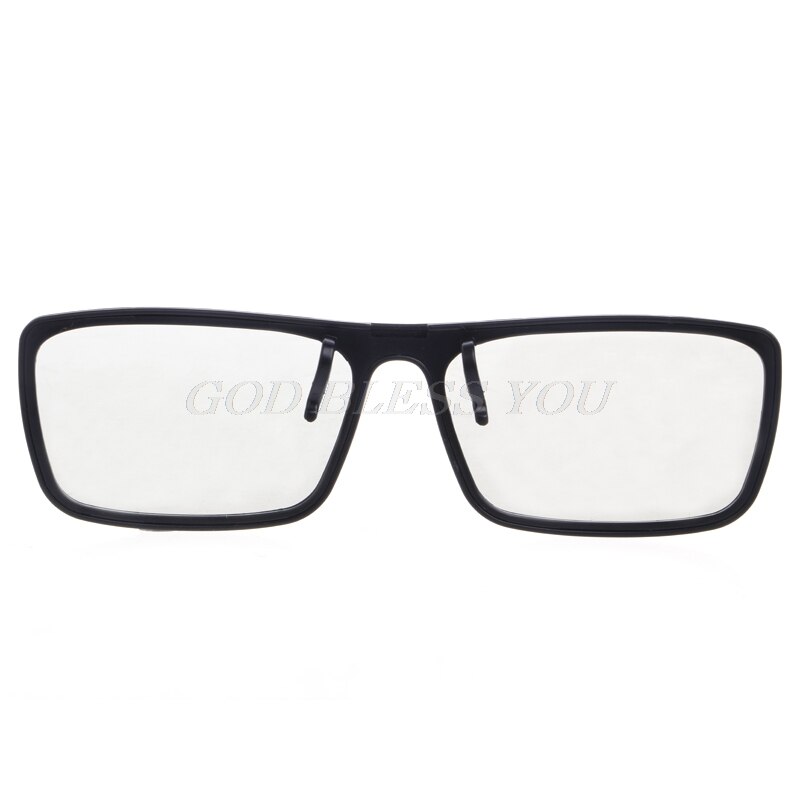 Clip-on type circulaire passief gepolariseerde 3d glazen voor tv real 3d cinema 0.22mm