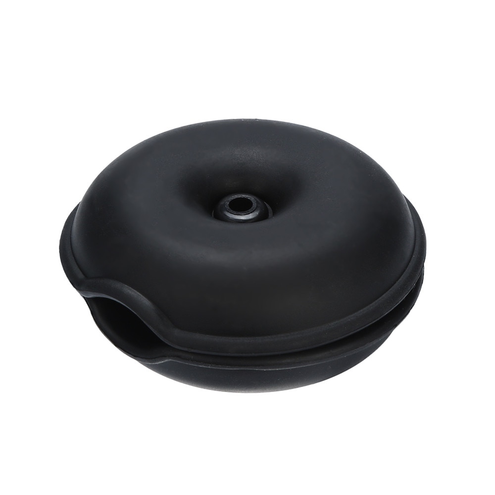Enrollador de Cable portátil para auriculares organizador de tortuga, envoltura de alambre, organizador de almacenamiento de cables para auriculares,: Black 