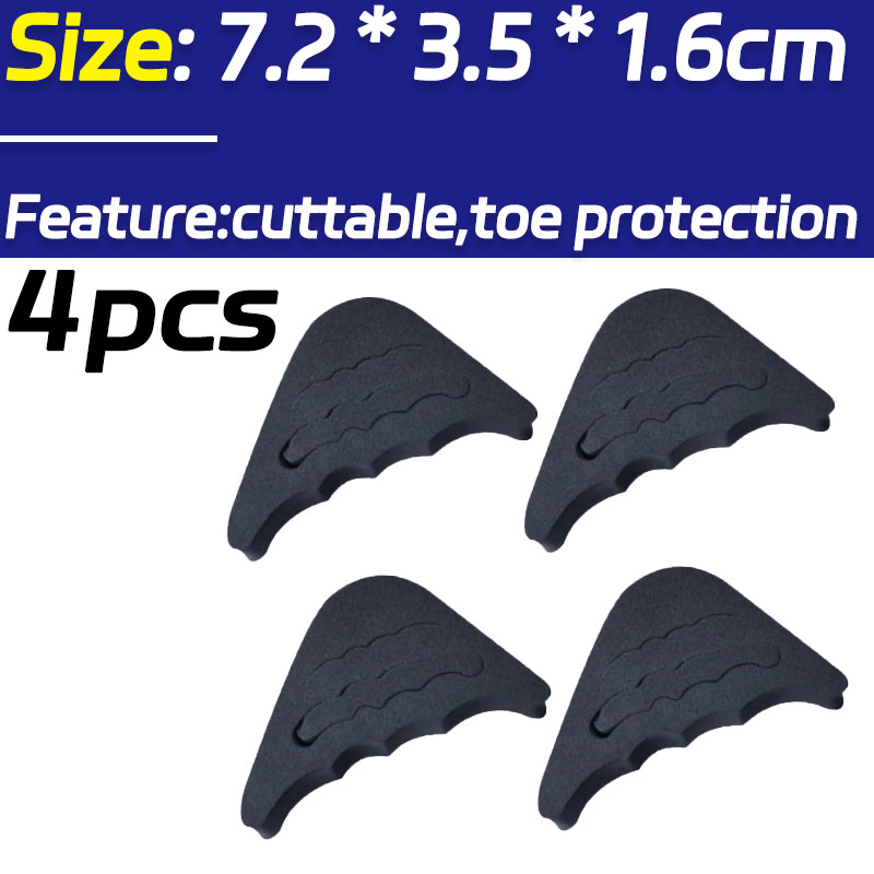 Botas con almohadilla para el antepié de tacón alto para mujer, medias plantillas acolchadas, reducen el tamaño del zapato, almohadilla para el pie, insertos protectores ligeros para zapatos: Negro