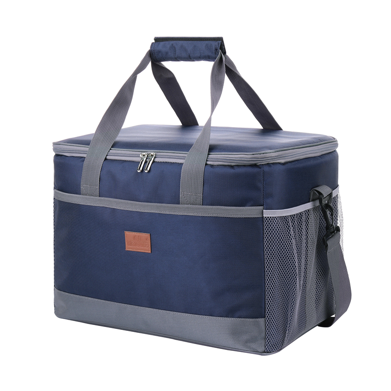 Lekvrij Rood Blauw 33L Geïsoleerde Thermische Koeler Lunch Tas Voor Outdoor Picknick Tas Auto Met Bolsa Termica Loncheras Para Mujer: Blauw