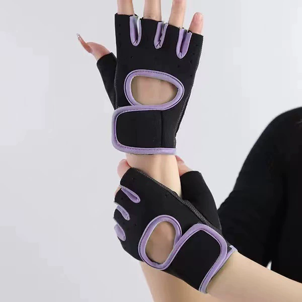 Männer Frauen Fitness Handschuhe Gewichtheben Fitnessstudio Radfahren Yoga Bodybuilding Ausbildung Dünne Sommer Atmungsaktive Nicht-Unterhose Halbe Finger Handschuhe: Elfenbein / XL
