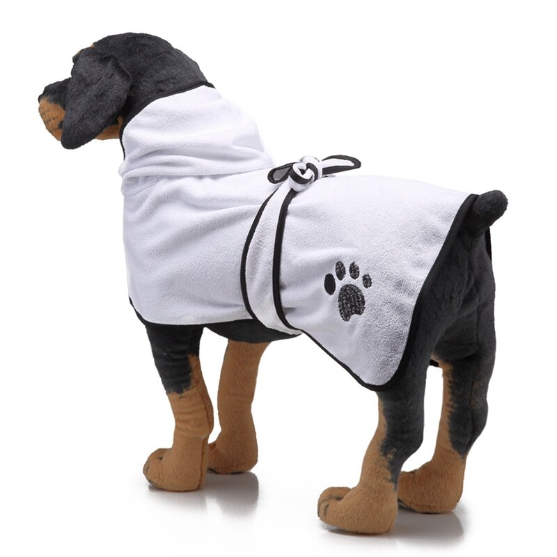 Dog Bath Towel Super Absorbent Capacity Cleaning Soft Pet Bathrobe Robe Warm Animal Bathrobe Clothes Grooming For Pet Dog0