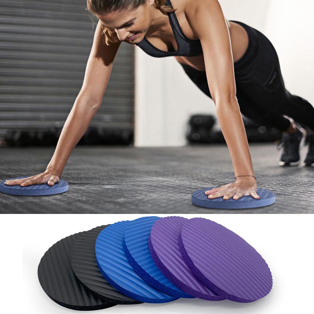Almohadillas redondas para hacer ejercicio, almohadillas para Yoga, almohadilla de protección del pecho, almohadillas para hacer ejercicio, almohadillas para hacer ejercicio, almohadillas acolchadas para codos de apoyo plano