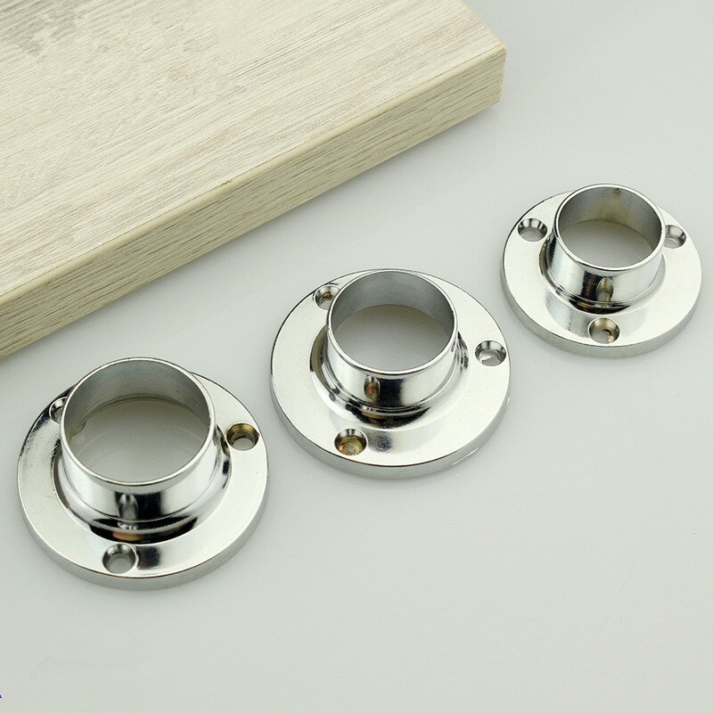 2 Stuks Flens Beugel Opknoping Kleren Staaf Seat Hanger Pijp Rvs Kast Staaf Flens Pijp Beugel