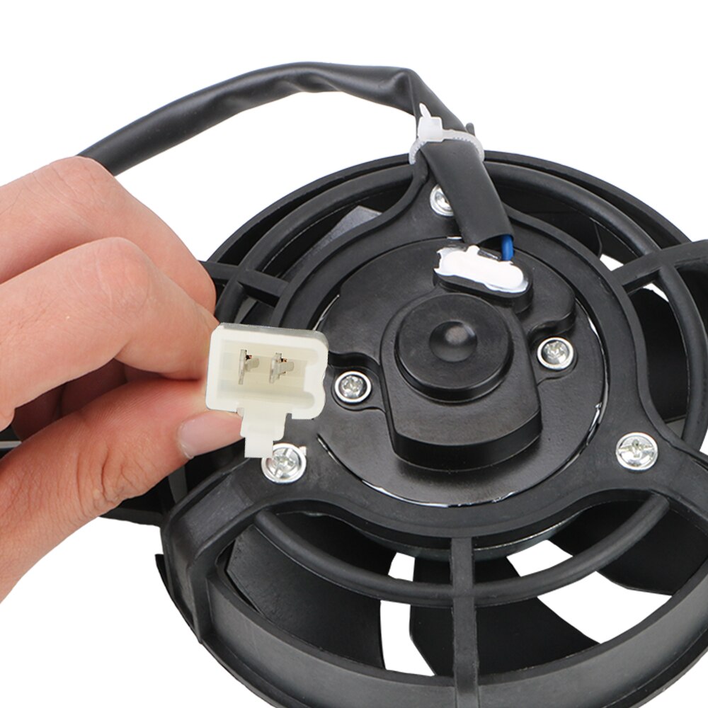 For ATV Quad Go Kart Buggy Motocross 200cc 250cc Engine Radiator Motorcycle Spare Parts Motorcycle Cooling Fan Oil Cooler