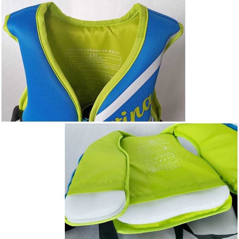 Neoprene Kids Life Vest Jacket Life Jacket for Children Boys Girls Float Swimming Buoyancy Device Water Sports Safety Swimsuit