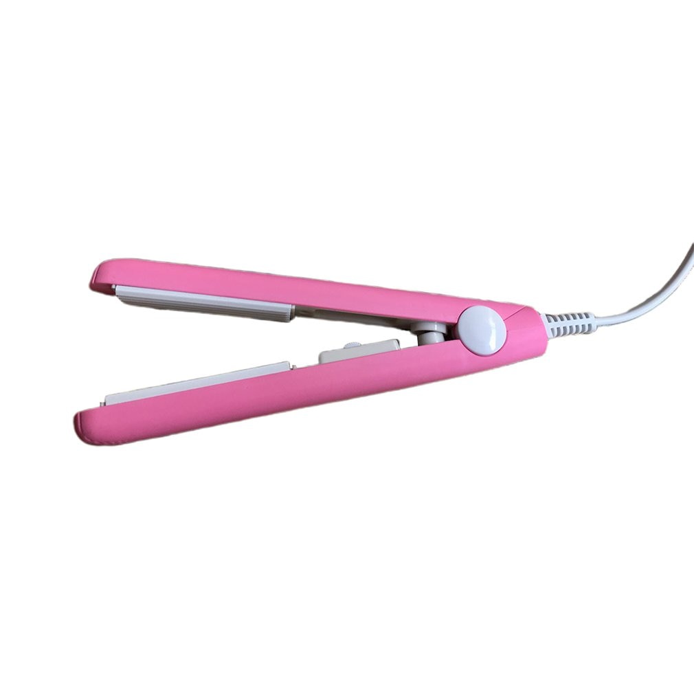 mini rettetang jern keramisk rette bølgeblikk krølltang stylingverktøy hårkrøll rosa lilla blå