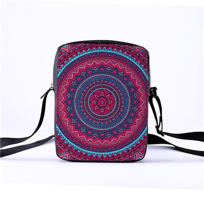 CROWDALE DIY Vrouwen Messenger Bags Bohemian stijl Schoudertas Kinderen Crossbody Tas voor Meisje reistas 23cm x 17cm x 5cm: 5