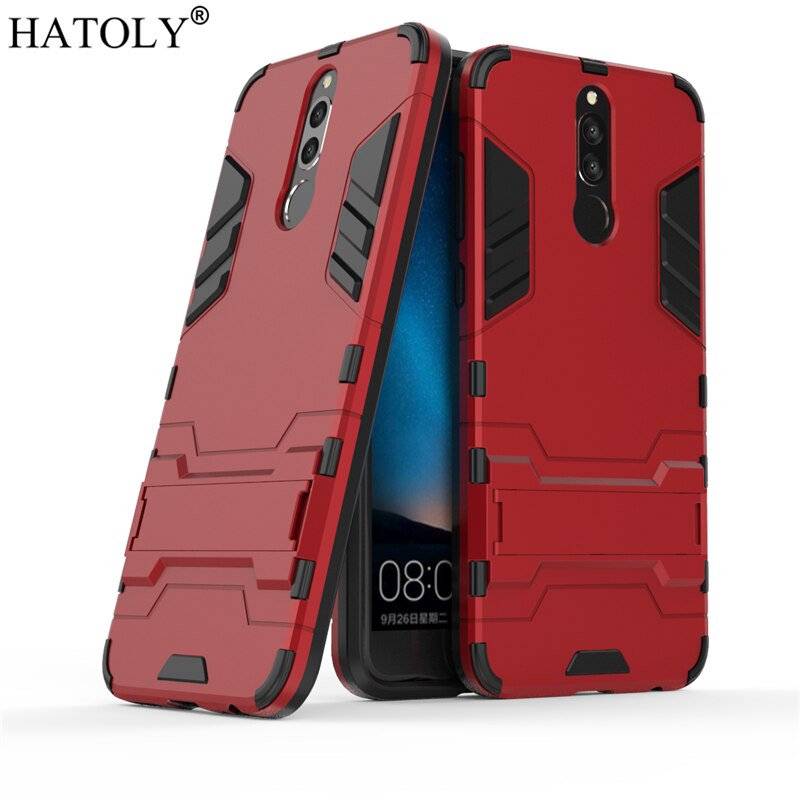 Funda rígida para Huawei Mate 10 Lite, carcasa de Robot, carcasa protectora para Huawei Mate 10 Lite: Red