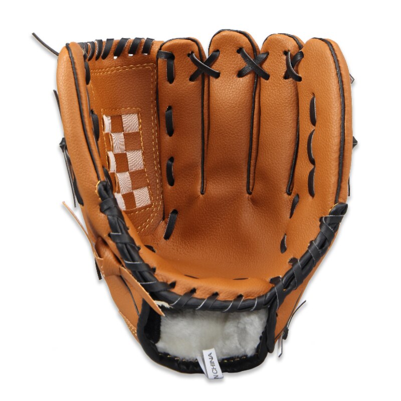 Guanto da Baseball in PVC di alta qualità per bambini/adulti attrezzatura per pratica Softball fatta a mano dimensioni 9.5/10.5/11.5/12.5 pollici mano sinistra