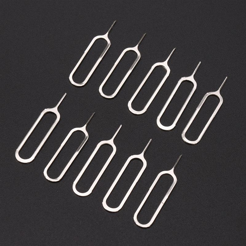 UKCOCO 10 Pcs Universal Sim Card Tray Pin Ejecting Removal Needle Opener Ejector For HTC Samsung iPhone Xiaomi