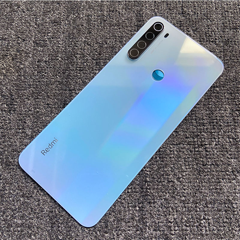 6.3 &quot neue Batterie Abdeckung Für Xiaomi Redmi Hinweis 8T 8 Zurück Glas Hinten Gehäbenutzen 3D fallen Mit kamera Objektiv Tafel: Hinweis8T hinzufügen len Weiß