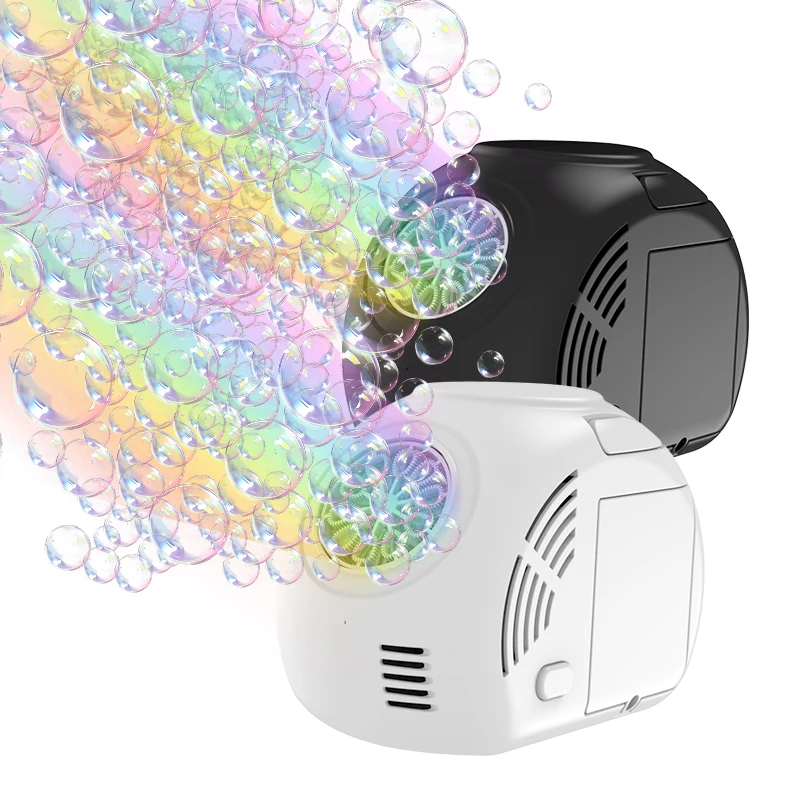 Handheld-Blasenmaschine für Höhle Außenbereich, elektrisch, mit Lichtblasen-Spielzeug, Blasenwerfer, Weihnachtsgeschenk ohne Batterie, Blasenwasser