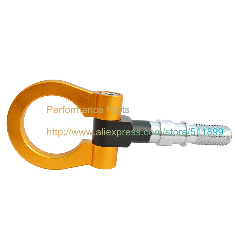 Car Tow Hook Aluminum Auto Car Towing Hook (black blue gold red) Towing Bar