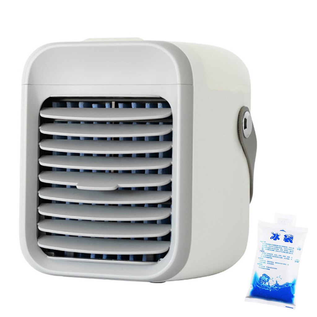 With 3 Ice Bag Air Conditioner Fan Air Cooler Mini Three Gear Mode Cooling Fan Air Frost Air Conditioner Desktop Cooling Fan
