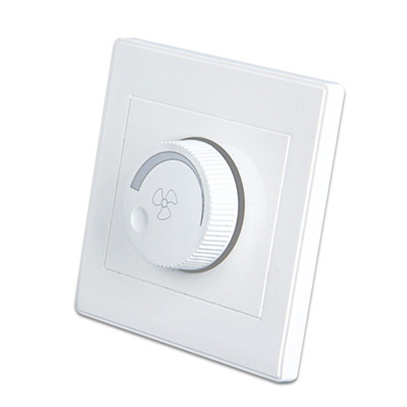 AC 110/220V 10A Adjustment Ceiling Fan Speed Control Switch Wall Button Dimmer Switch 'lirunzu LED Dimmer Switch