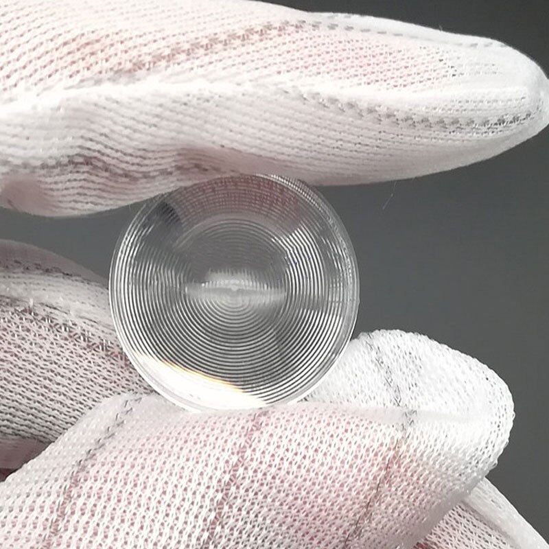 2PCS 20mm Mini Round Optical Plastic Solar Fresnel PMMA Condensing Lens Focal Length 15mm Magnifier, Magnifying Glass Lens