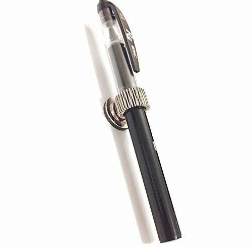 1 st magnetiska silverpennhållare i rostfritt stål magnetklämmor som används för magnetiska whiteboardtillbehör, magnetiska tillbehör