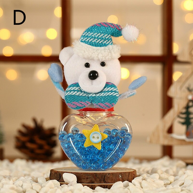 Christmas Candy Jar Christmas Mini Old Man Candy Jar Christmas Cartoon Candy Jar Does not include candy: D