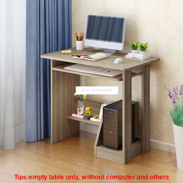 Modern Wood Desktop Computer Desk With Keyboard Tray PC Laptop Desk For Study Student Writing Table Home office Work Furniture: ancient oak color
