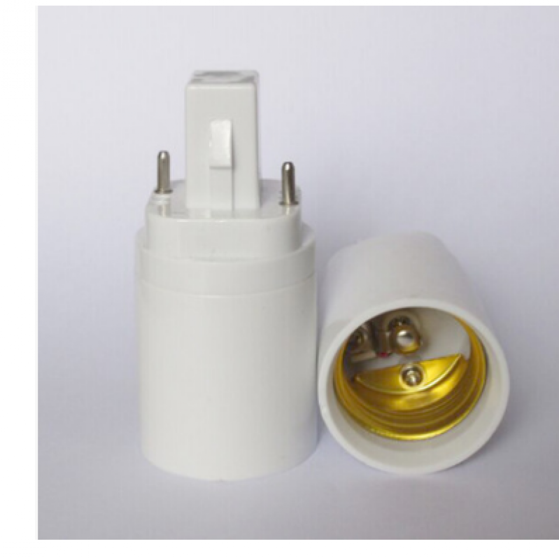 Car Light Bulb Car LED GU24-E17-G24-E40 to E27 E14 to 2 E27 White LED Light Lamp Bulb Adapter Holder Socket Car lamp Accessories: G24 to E27