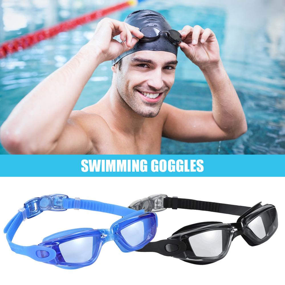 Siliconen Transparant Zwembril Universele Waterdichte Duiken Anti-Fog Bril Zwemmen Duiken Water Verstelbare Zwembril