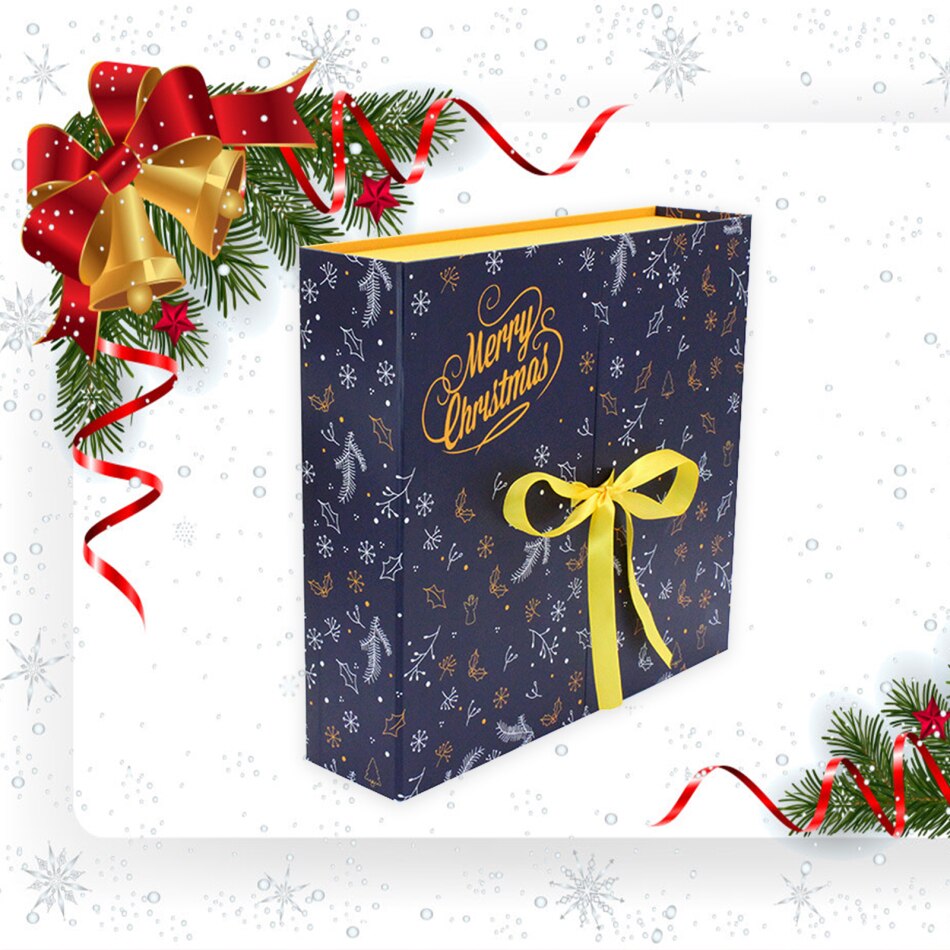 Diy Paper Advent Calendar Box 24 Drawers Cabinet Toy for Girl Boy Friend Decorative Ornaments Christmas Countdown