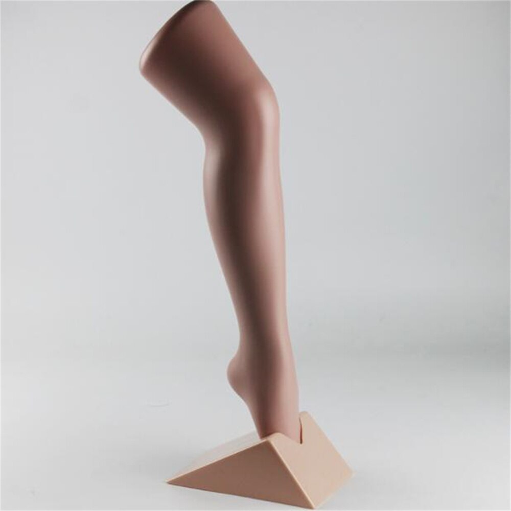 1Pair 56cm Plastic Mannequin Leg,Transparent Lovely Children Mannequins Foot Mode Netherstock Tights Leggings Display Props D525