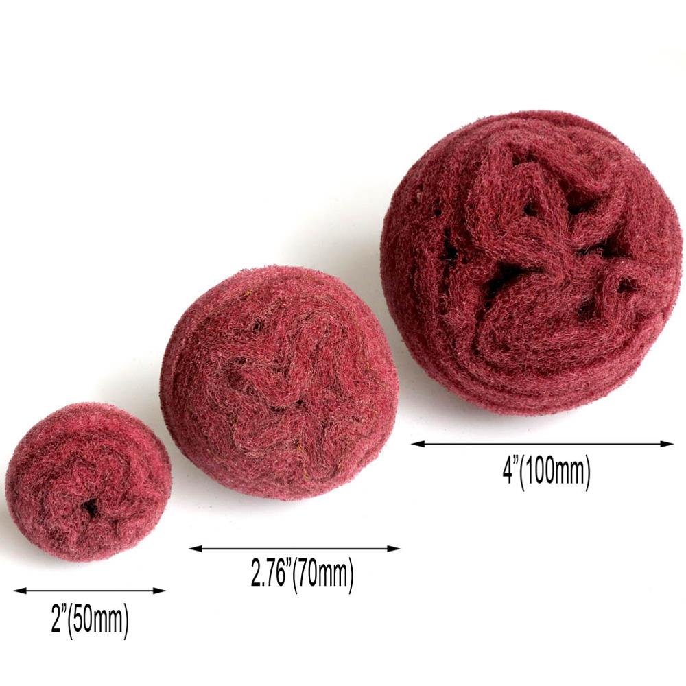 1pc skuresvamp slibning slibehoved nylonfiber polering slibende slibeskive til bor 1/4 &quot; skaft 6mm 2/3/4 tommer 180# 320#