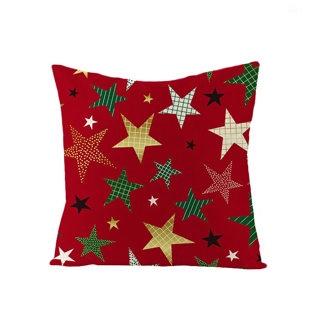 Kuddfodral för julhem 45*45cm örngott soffkuddar kuddfodral bomull kuddfodral juldekorationer för hemmet