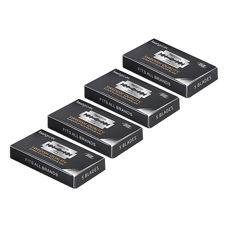 10-100pcs razor blades double-edged blades, manual old-fashioned razor shaving and facial hair removal razor manual razor blades