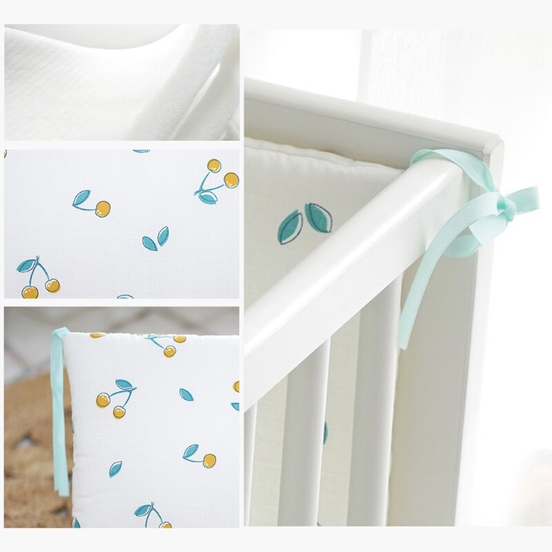 6 sztuk dziecko miękka bawełniana osłona robić łóżeczka łóżko dla noworodka łóżeczko ochraniacz poduszki poduszka dla niemowląt mata pościel robić pokoiku dziecięcego wystrój pokoju