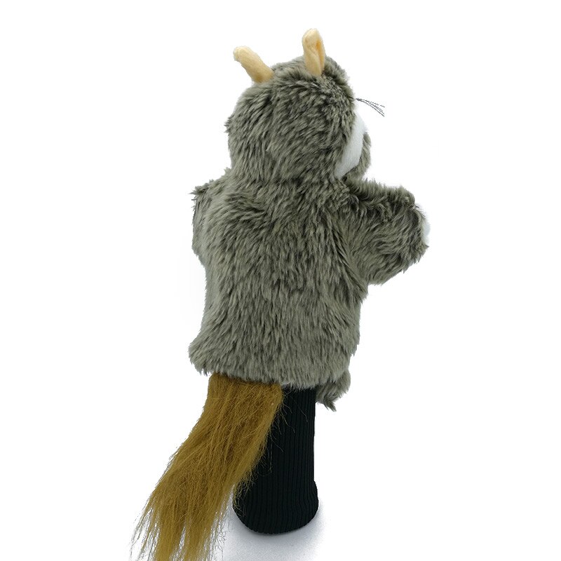 Plysch Golf Fairway Woods Headcover Hybrid Golf Head Cover Djur Maskot Rolig Sport Utrustning
