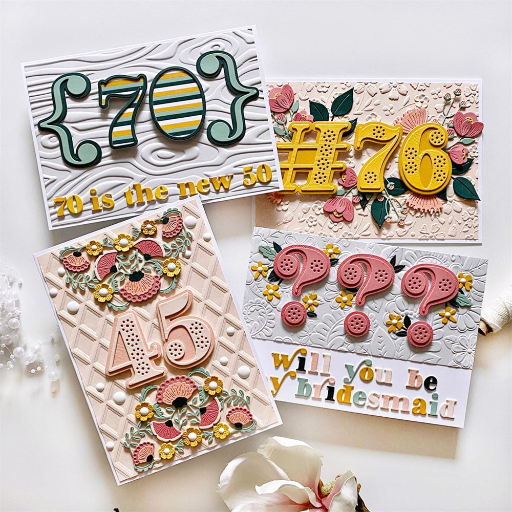 Troqueles de corte de Metal para álbum de recortes, ventana de flores, conejo de pascua, número de cesta, maceta de abeja, álbum de recortes, fabricación de álbumes de tarjetas, plantilla de manualidades DIY, 2024