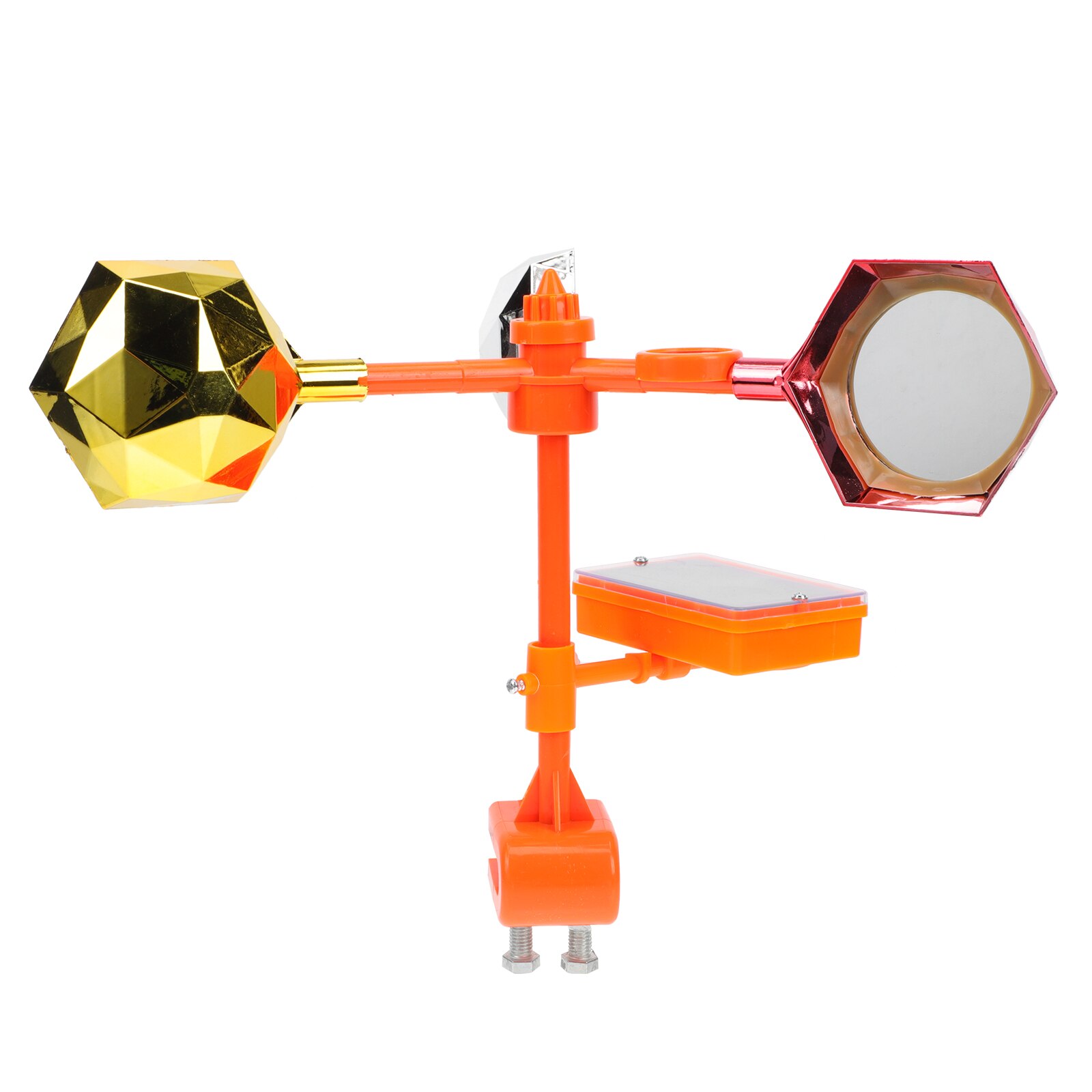 Bird Repellent Tool Plastic Bird Scarer Reflective Bird Repeller Wind Power Bird Repeller for Park Lawn Pond