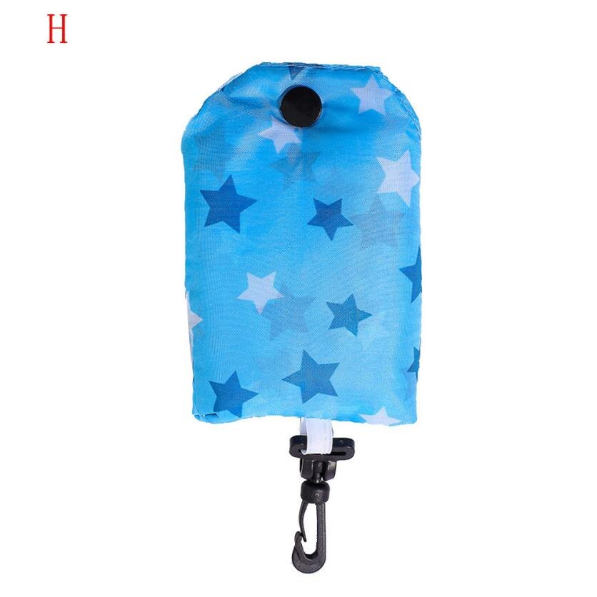 Handtassen Vrouwen Opvouwbare Herbruikbare Nylon Eco Handtas Opslag Reizen Winkelen Tote Boodschappentassen Lichtblauw: H
